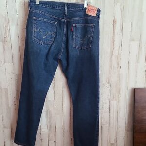 Levi's Dark Blue Straight Jeans